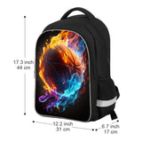 RTBBCKS School Backpack for Boys, Basketball Backpack for Boys School Bag Suitable for 6-18 Kid, for Children Teens Elementary Middle School Bookbag Travel Back.