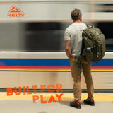 Kelty Redwing Traveler Backpack, Travel Pack with Wide U Zip Opening, Signature Wing Pockets, 30-50L Capacity (50L Olive)