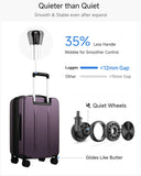 LUGGEX Carry On Luggage and 4 Set Packing Cubes Bundle – Travel Essentials