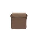 Lacoste Mens Classic Flap Close Shoulder Bag, Brown, One Size