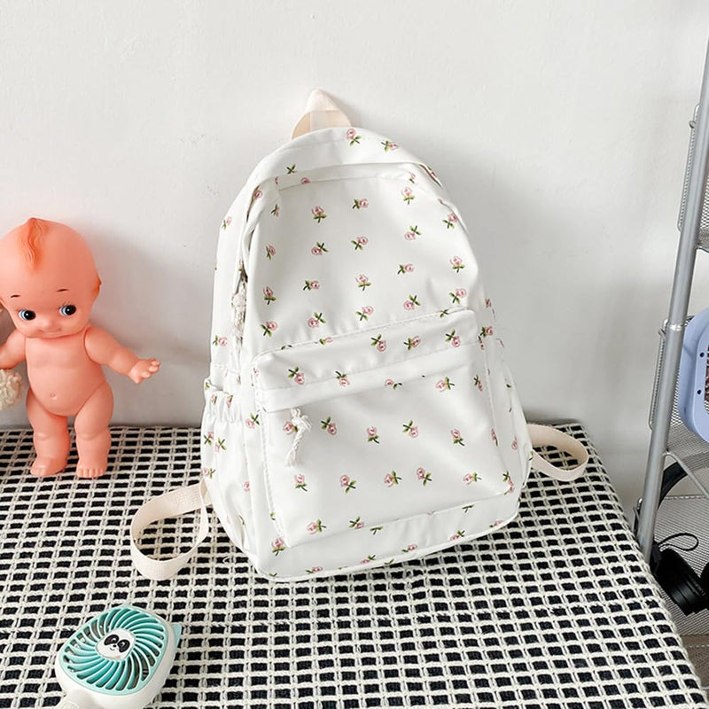 Kehpish Cotton Canvas Backpacks for Women Backpack Purse Fashion Casual Travel Daypack