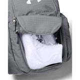 Under Armour Men's Lacrosse Backpack, Steel (035)/White, One Size Fits All