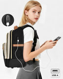 Arcoyard Small Rolling Backpack for Women, Lightweight Travel Backpack with Wheels, Roller Backpacks for Adults, Water Resistant Rolling Laptop Bag, Wheeled Underseat Carry On Luggage, Beige Brown