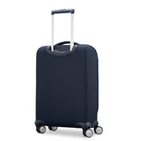 Samsonite Elevation Plus Carry-On Luggage - Airline Approved Softside Suitcase - 360 Spinner Wheels - Integrated ID Tag - Quick-Access Stash Pocket - Wet Pocket - AirTag™ Holder - Midnight Blue
