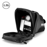 ROCKBROS Bike Saddle Bag - Seat Bag 1.5L Bicycle Bag Cycling Accessories Storage Pouch Wedge Pack for Mountain & Road Bike