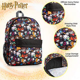 Harry Potter Backpack for Boys Girls Teens with Chibi Character Print Daypack Backpacks School Bag for Sports Travel School Supplies Gifts for Kids
