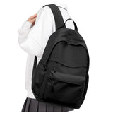 VGCUB Black School Backpacks Travel Book Bag Waterproof Work Light Aesthetic College Backpack for School Girls Boys Teens Mochilas Escolares Para Niñas Casual Daypack for Women Men