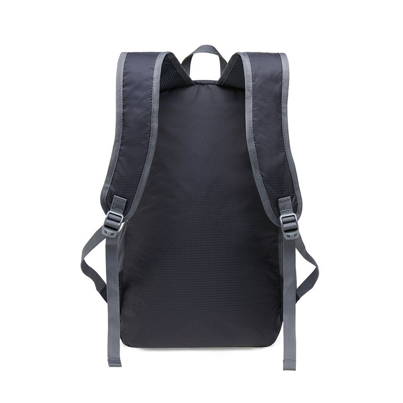 KAUKKO Ultra Lightweight Packable Backpack, Water Resistant Travel Hiking Shoulder Bag,Small Sport Daypack, Handy Foldable Camping Outdoor Backpack (01BLACK)