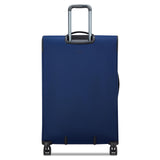 DELSEY PARIS Cruise 3.0 Softside Expandable Luggage with Spinner Wheels, Deep Sea Navy, Checked-Large 28 Inch