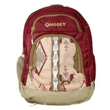 HOOEY Ox 40L Backpack - Extra Large Travel Backpack with Laptop Compartment - Rugged Gear bag for Work, Gym, & Outdoor Adventures - Unisex (Burgundy/Tan)