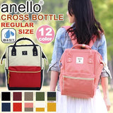 Anello ATB0193R CROSS BOTTLE REPREVE Rucksack (R) Water Repellent Large Capacity PC Storage, navy, F