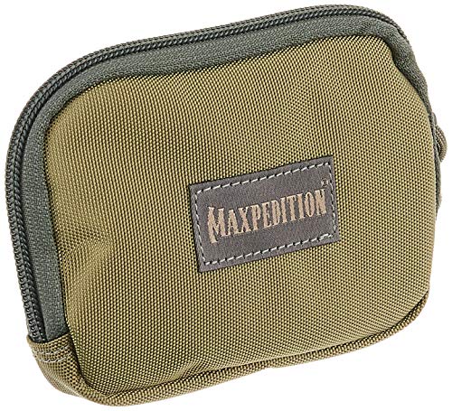 Hook-&-Loop 3" x 5" Zipper Pocket (Khaki-Foliage)