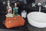 Piel Leather Deluxe Top Frame Traveling Kit, Saddle, One Size