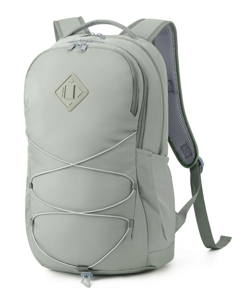 WANDF 15.6-Inch Laptop Backpack for Women, Travel Backpack Water-Resistant Lightweight College Backpack for Work Casual Business Weekender (Green)
