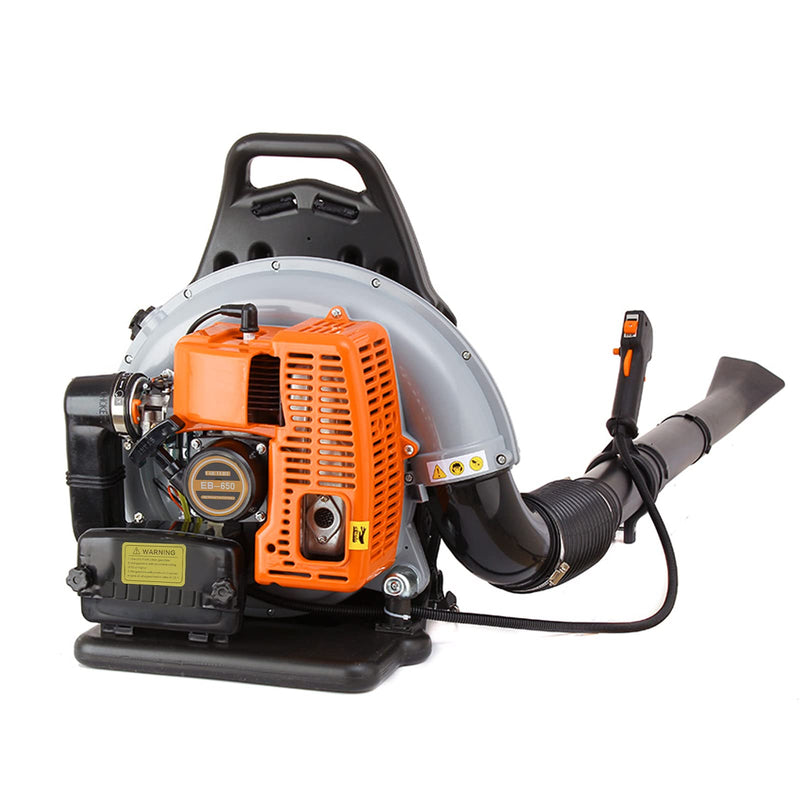 63CC Backpack Gas Powered Leaf Blower, Commercial 2.7kW 850CFM 4.3HP 2 - Stroke Powerful Lightweight Gasoline Grass Lawn Blower with Harness Air - Cooled & 1.8L Fuel Tank for Yard Lawn Care, Snow Removal