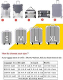 7 - mi Water Resistant Print Trolley Case, Black, Size L: Fit 28 - 30 Inch Luggage