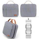 Bosidu Hanging Travel Toiletry Bag, Large Capacity Cosmetic Travel Toiletry Organizer for Women with 4 Compartments & 1 Sturdy Hook, Perfect for Daily Use/Valentines' Day