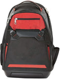 MILWUEKEE 48-22-8200 Suitable for Milwaukee 35-Pocket Impact Resistant 1680 Ballistic Jobsite Backpack, Red, Black