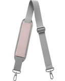 LUGGEX 56 Inch Shoulder Strap, SS01 Adjustable Replacement Belt with Padded Metal Hooks for Crossbody Duffel Messenger Sleeve Bag Brifcase, (SS01-Core, Pink)