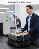 LUGGEX 28 Inch Luggage with Spinner Wheels, KVC Expandable Hardside Large Checked Suitcase (EX-Core, Navy, 28 Inch, 105L-113L)