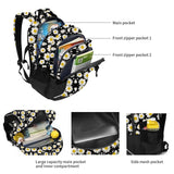 rickyh style School Backpack Travel Bag for Men & Women Lightweight College Back Pack with Laptop Compartmen