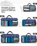 Gonex 80L Packable Travel Duffle Bag Foldable Duffel Bags for Luggage Gym Sports Camping Travelling Cycling Storage Shopping Water & Tear Resistant Black