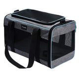 Vceoa 19x12x12 Inches Cat, Dog Carrier for Pets Up to 22 Lbs, Soft-Sided Cat Bag Animal Carriers Travel Puppy Carry As a Toy of Fabric Pet Home