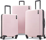 American Tourister Stratum XLT Expandable Hardside Luggage with Spinner Wheels, Pink Blush, 3-Piece Set (20/24/28)