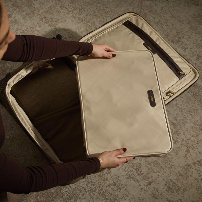 Tweed Carry-On Spinner by Hartmann