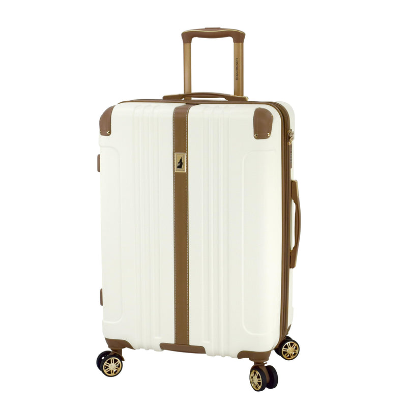 London Fog Northbridge 24" Expandable Hardside Spinner White