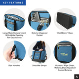 Titan by Arctic Zone Deep Freeze 30 Can Insulated Tote, Marine Blue