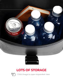 KEMIMOTO Motorcycle Saddlebags Secure Lock & Quick-Release Buckles 15L (7.5Lx2) PU Leather Throw Over Hard-Shell Side Bags Universal Fit for Sportster Softail Rebel Dyna Cruiser