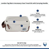 London Fog Men's Travel Accessory Case with Handle