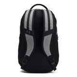 Under Armour Unisex-Adult Hustle 6.0 Backpack, (026) Castlerock Full Heather/Black/Black, One Size Fits Most