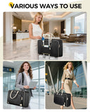 MATEIN Carry On Garment Bags for Airplanes, Women Travel Garment Bags for Dresses Up to 5 Suits with Aroma Pads, Convertible Hanging Clothes Suit Carrier with Shoe Compartment Fit 15.6" Laptop
