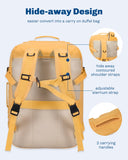 Hynes Eagle Carry on Backpack 38L Large Travel Backpack for Women Flight Approved Weekender Bag Laptop Backpack Men 15 inches Yellow
