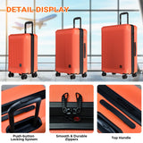 Verdi Hardside Carry On Luggage with Spinner Wheels, Lightweight Travel Suitcase