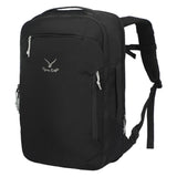 Hynes Eagle TSA Friendly Travel Backpack for Men Women Carry on Backpack 40L Flight Approved Laptop Backpack for 17 inches Compressible Weekender Bag Overnight Backpack Jet Black