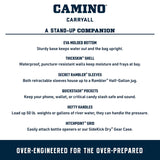 YETI Camino 35 Carryall with Internal Dividers, All-Purpose Utility, Boat and Beach Tote Bag, Durable, Waterproof, Storm Gray