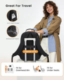 LOVEVOOK Laptop Backpack for Women with Large Capacity Cup Pocket, 15.6 inch Work Purse Travel Bag for Teacher Nurse, Waterproof Computer Business Back Pack, Cute Bookbag for School College, Black