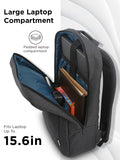 Lenovo Laptop Backpack B210, 15.6-Inch Laptop/Tablet, Durable, Water-Repellent, Lightweight, Clean Design, Sleek for Travel, Business Casual or College, GX40Q17225, Black