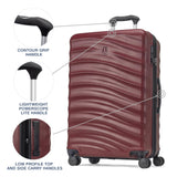 Travelpro Maxlite Air V2 Hardside Expandable Checked Luggage, 8 Spinner Wheels, Lightweight Hard Shell Suitcase, TSA lock, Cabernet, Checked Medium 25-Inch