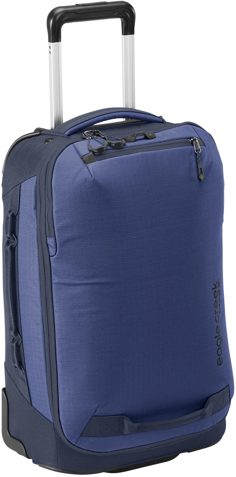 eagle creek Expanse 2-Wheel 21.25" Convertible International Carry-On Luggage – Backpack Straps – Durable, Water-Resistant, Lightweight – Travel-Ready Suitcase – Pilot Blue