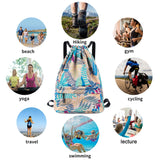 Risefit Waterproof Drawstring Bag, Gym Bag Sackpack Sports Backpack for Men Women