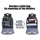 CADeN Camera Backpack Bag Professional for DSLR/SLR Mirrorless Camera Waterproof, Camera Case Compatible for Sony Canon Nikon