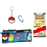 Pokemon Backpack for Boys 8-12 - Bundle with 16" Backpack, Storage Case, Pencil Holder, Water Bottle, Stickers, More | Pokemon School Bag Set for Kids