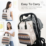 COTTONBEBE Western Diaper Bag with Changing Pad, Large Baby Bags Backpack with Stroller Straps & Insulated Pockets, Multifunction Waterproof Travel Diapers Back pack for Women & Man, Boho
