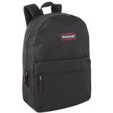 Trail maker Classic 17 inch Backpacks with Adjustable Padded Straps | School Backpacks for Girls, Boys (Black)