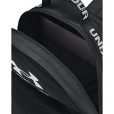Under Armour Unisex-Adult Loudon Backpack, (001) Black/Black/White, One Size Fits Most