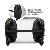 YouQu Luggage Suitcase COVER Machinery Excavator Truck and Loader, Cartoon Toy Suitcase COVERS Elastic, M - Fits 22-24 inch luggage (No Suitcase)